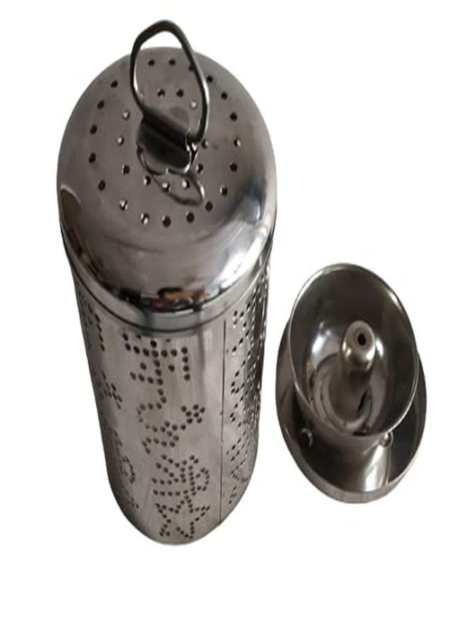 Va Sun Ethnic Stainless Steel Akhand Jyot Diya, Made in India, by S K Metal - Image 1